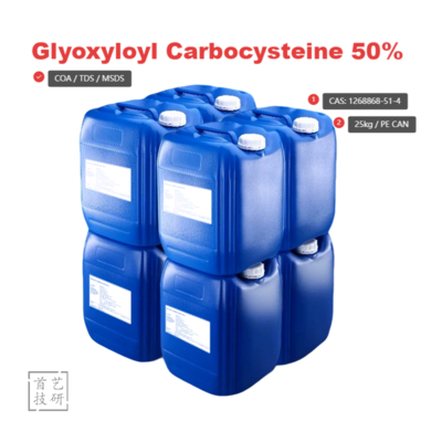 % 50 Glyoxyloyl Karbocistein Glyoxyloyl Keratin Amino Asitleri ve Su